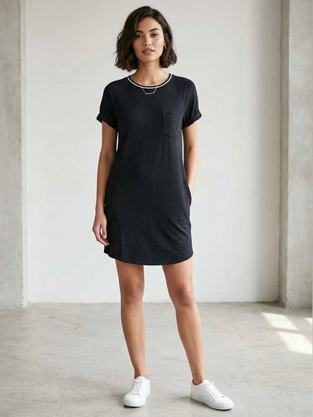 Abercrombie & Fitch Black Tee Dress